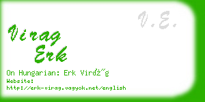 virag erk business card